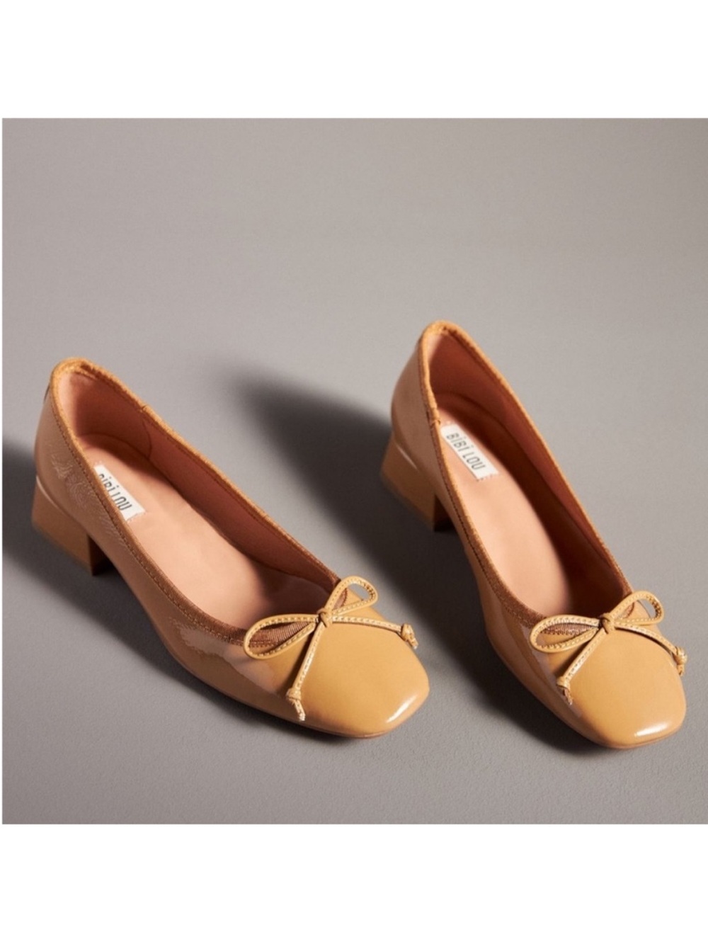 NWT Bibi Lou Heeled Ballet Pumps